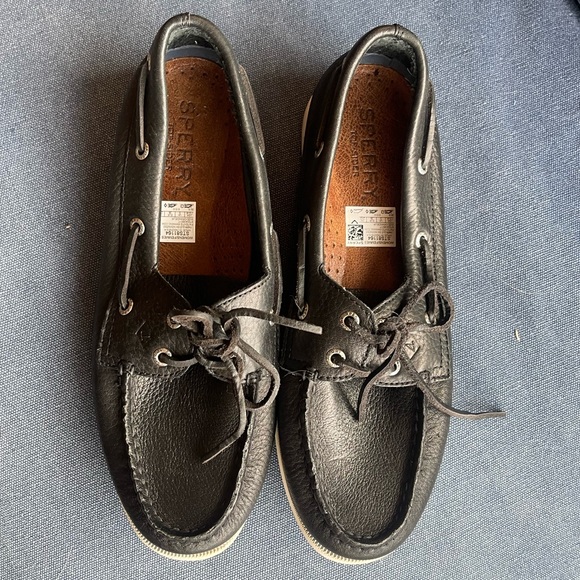 Sperry Shoes - Sperry Top-sider- Black Leather Size 7.5